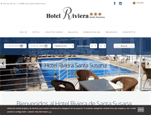 Tablet Screenshot of hotelriviera.cat
